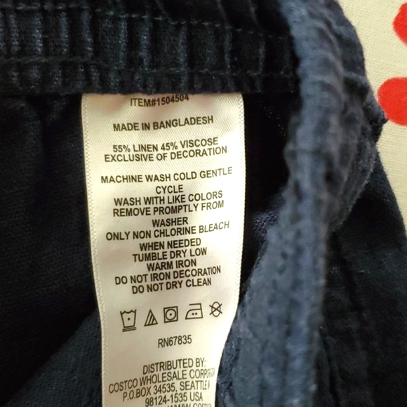 3/$25 Nautica Linen Blend shorts sz sm/med - Picture 4 of 7